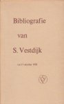 Grijzen, M. - Bibliografie van S. Vestdijk tot 17 Oktober 1958