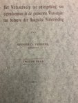 VERBEEK, R.D., - Het Wetsontwerp tot onteigening van eigendommen in de gemeente Wassenaar ten behoeve der Haagsche Waterleiding.