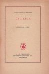 Brabander, Gerard den - Delirium. Een bundel verzen Brabander, Gerard den - Delirium. Een bundel verzen