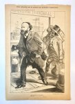 Braakensiek, Johan (1858-1940) - [Original lithograph/lithografie by Johan Braakensiek] Eene oplossing van de quaestie der kerkelijke hoogleeraren, 20 October 1889, 1 pp.