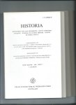 Pascoud, Francois, Kurt Raaflaub, Hildegard Temporini, Gerold Walser (Herausgegeben von) - Historia Zeitschrift für alte Geschichte -  Revue d'Histoire Ancienne - Journal of Ancient History -  Rivista di storia antica. Band 38 (1989) Heft 1 t/m 4.