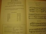 Mendelssohn-Bartholdy, Felix; (1809-1847) - Elias; Oratorium nach Worten des Alten Testaments; Opus 70; (Klavierauszug von Kurt Soldan)