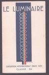 S. Lorimy Delarosière (Ontwerper) - Le Luminaire -Exposition Internationale des Arts et Techniques, Paris 1937 Cataloges exposanten