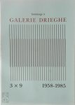 Leo Drieghe 13427, Roland Jooris 11413, Louis Paul Boon 10791, Ludo Bekkers 17273,  Wodek , Marc Renwart 56154 - Hommage à Galerie Drieghe 3 x 9 / 1958-1985