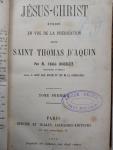 Doublet, M. L'abbe - Jesus Christ Etudie En Vue De La Predication Dans Saint Thomas D'Aquin (complet en 3 volumes reliés)
