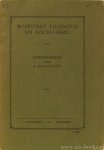 MANNOURY, G. - Wiskunst, filosofie en socialisme. Overdrukken.