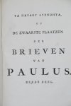 Curtenius, Petrus - De Zwaarste Plaatzen der Brieven van Paulus, in 't algemeen beschouwd. En, die voorkomen in den Briev aan den Romeinen (-Corinthen, Galatien, Ephese, Philippi, Colossen, Thessalonicensen, Timotheus, en den Hebreen) meer byzonderlyk opgehelderd...