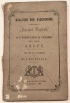 Soutendam, Mr. J. - [Delft, 1861] Register der bescheiden, die berust hebben in het “Secreet vertrek” van H. H. Burgemeesteren en Regeerders der stad Delfst, Stads-drukker M. Stillebroer, Delft, 1861, 118 pp.