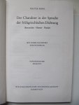 Walter Marg - Der Charakter in der Sprache der frühgriechischen Dichtung