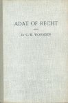 Wormser, Dr. C.W. - Adat of Recht