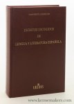 Morreale, Margherita. - Escritos Escogidos. De lengua y literatura Espanola. Edicion de Jose Luis Rivarola y Jose Perez Navarro.