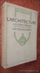 BENOIT, FRANÇOIS. - L'Architecture l'Occident Médiéval. Romano-Gothique et Gothique. Ouvrage illustré de 336 Gravures, de 24 Cartes et de 504 Dessins schématiques par l'Auteur.