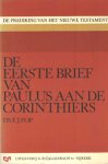 Pop, F.J. - De eerste brief van Paulus aan de Corinthiërs. Prediking van het Nieuwe Testament