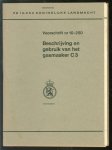 Dienstvoorschriften - Beschrijving en gebruik van het gasmasker C3 - voorschrift 10-250