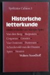 M. Spies - Cahiers 3:  Historische Letterkunde   Spectator Cahiers 3