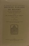 Persyn, Jan. - De wording van het tijdschrift 'Dietsche Warande en Belfort' en zijn ontwikkeling o.r.v. E. Vliebergh en J. Persyn (1900-1924).