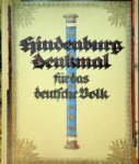 Lindenberg, P - Hindenburg Denkmal fur das deutsche Volk
