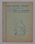 n.n - Enige nuttige wenken ter bereiding van wild en gevogelte.