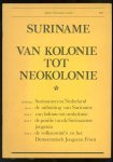 Suriname Comité (Amsterdam), Suriname Comité, Amsterdam - Suriname : van kolonie tot neokolonie; [artikelen]