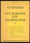 Suriname Comité (Amsterdam), Suriname Comité, Amsterdam - Suriname : van kolonie tot neokolonie; [artikelen]