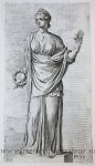 Perrier, François (1594-1649) - [Antique print, etching/ets, Rome] Ceres ['Segmenta nobilium signorum et statuarum.'], published 1638.