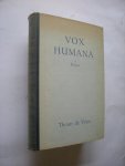 Vries, Theun de - Vox Humana. Essays