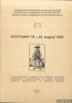 Various - Acta No. 10 - Stuttgart 19.-24. August 1985