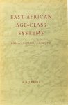 PRINS, A.H.J. - East African age-class systems. An inquiry into the social order of Galla, Kipsigis and Kikuyu.