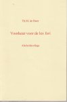 Boer, T.M. de - Voorkeur voor de Lex Fori - Rede 2003