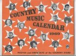  - Country Music Calendar 1969, With Photos and birthdays of the Country Stars!