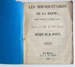 de Saint-Georges, M. - Les mousquetaires de la reine, opera-comique en trois actes