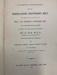 WITTERT, E.A.C.N., - Akademisch proefschrift over het Nederandsch Dienstboden Regt