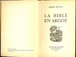 Devaux Pierre - La livre des darons sacres ou la bible en Argot