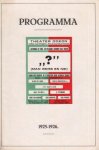 ODEON-THEATER - Twee toneelprogramma's van het Gezelschap van het Theater Odeon onder leiding van Louis Chrispijn Jr., 1925-1926: Polonaise (1925) en Man weiss es nie... (1926).