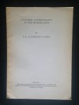 Josselin de Jong, P.E. de - Cultural Anthropology in The Netherlands, Reprint from Higher Education and Research in the Netherlands, Vol IV nr 5, 1980