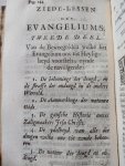 Lucas Mr. - Calamy Benjamin. - Sewel Wm. - Zeede-lessen des evangeliums, Beschryving der werkelyke godzaligheyd en heyligheyd, Die van een yder Christen wordt vereyscht Deel 1 + 2 + 3 + Predicatie over num. XXIII:10