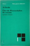 Al-Farabi - Über die Wissenschaften / De scientiis Lateinisch-Deutsch