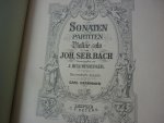 Bach; J. S. (1685-1750) - Sonaten / BWV 1001-1006 fur Violine Solo (herausgegeben von J. Hellmesberger / neu redivierte ausgabe von Carl Herrmann)