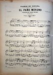 Hernandez, Isodoro: - Flores de España trascrita para piano [teilweise] con letra [mit überlegtem Text]