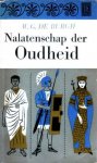 Burgh, W.G. de - NALATENSCHAP DER OUDHEID II