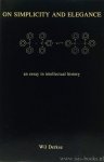 DERKSE, W. - On simplicity and elegance. An essay in intellectual history.