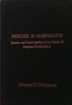 Whitmont, Edward C. - Psyche and substance; essays on homeopathy in the light of Jungian psychology