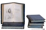 Mirecourt, Eugene de / Th. Deschamps et M. Serpantié. - Biographie de E. de Mirecourt (1855) / Les contemporains: Eugène Delacroix, Madame Anaïs Ségalas, Villemain, Gavarni, Berlioz, Gustave Planche, Henri Heine, Mélingue, Paul Delaroche. (10 books in 5 bindings).