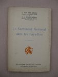 Esse, L. van der en Hoogwerff, G.J. - Le Sentiment National dans les Pays-Bas.