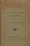 Chastel de la Howarderie-Neuvireuil, 1e Cte Paul-Armand du - Archives d'un branche de la famille Buirette . Domiciliée jadis à Valenciennes, Huy et Liége