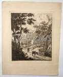 CUYLENBURGH, JOHANNES VAN, - Landscape with muleteer and mule