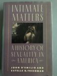 Freedman & D’Emilio - INTIMATE MATTERS a history of sexuality in America
