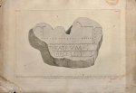 Giovanni Battista Piranesi (1720-1778) - [Antique print, etching, Piranesi] Uno de' Frammenti dell'antica pianta di Roma (Fragment of old plan of Rome on Theatre Marcellus), published 1756-1784, 1 p.