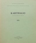 B Quillard. e.a. - Karthago revue D'archéologie Africaine XIX