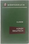 Klemm Erika - Hindi - Deutsches Wörterbuch